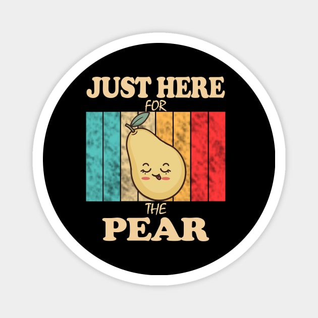 Just Here For The Pear Magnet by RainasArt